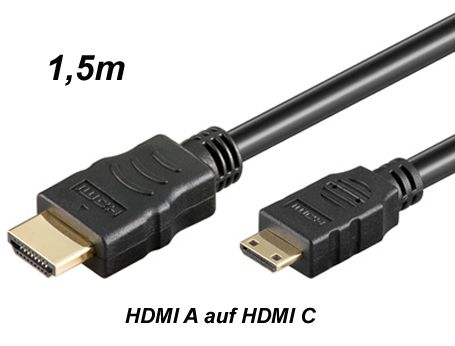 Wentronic 31931  HDMI Kabel HiSpeed HDMI A auf HDMI C 1.5 m schwarz-/bilder/big/31931.jpg