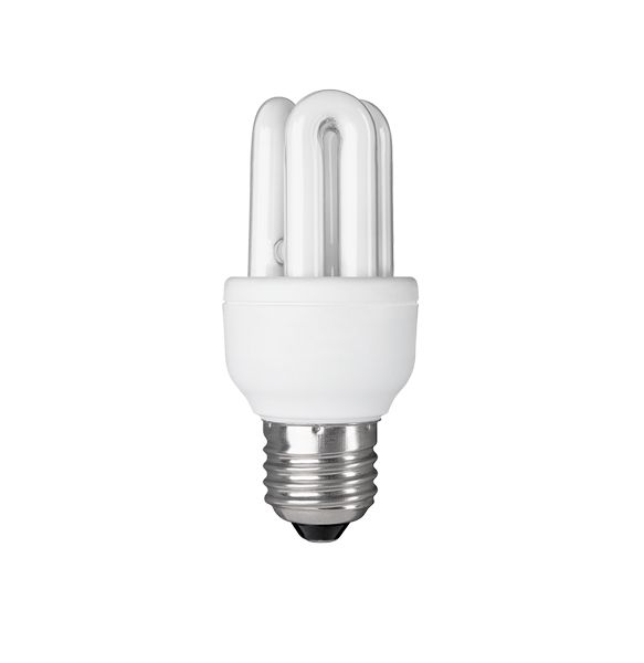 Energiesparlampe 9 Watt mit E27 Sockel