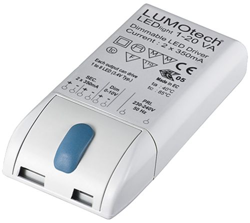 Dimmbarer LED-Transformator 20 W 2 x 350mA