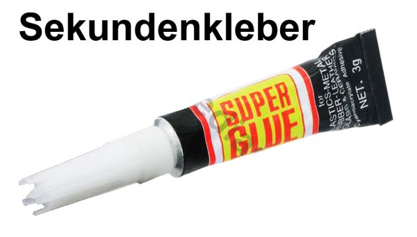 Sekundenkleber 3 gr. Tube