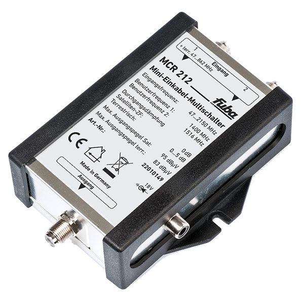 Einkabell�sung | Unicable | SCR Fuba Einkabel-Multischalter MCR 212