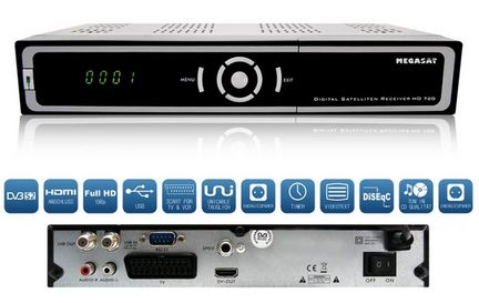 HDTV Sat Receiver Digital Megasat HD720