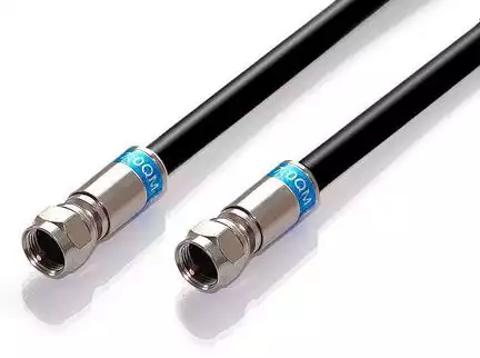111113m Sat-Kabel UV-beständig mit F-Steckern - Fuba KKF730S+2QM3  Länge: 3 m 6.9 mm 130 dB Class A++ schwarz mit wasserdichten Kompressionsteckern