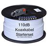 Sat Kabel Digital 110dB Koaxkabel Starterset KK110/8OVZ027/SWC2