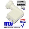 MTI HIGH LINE UNIVERSAL TWIN LNB 0,2 dB AP82-XT2N