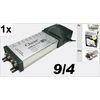 4 Teilnehmer Digital Set Multischalter 9/4 + 2x TITANIUM Quatro LNB + 24 F-Stecker