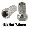 F-Stecker / F-Aufdrehstecker 7.5mm BigNut