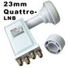Bauckhage QUATRO LNB BW 23 Q  0,2 db f�r Multischalterbetrieb 