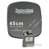 TechniSat DigiDish 45 Sat-Antenne Quad / Astra + Hotbird / anthrazit