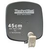 TechniSat DigiDish 45 Sat-Antenne mit Twin-LNB / anthrazit / 1345-2882