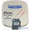 TechniSat DigiDish 45 beige + Maximum Quad-Monblock AMBQ24 
