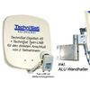 TechniSat 2 Teilnehmer Komplettanlage ALU DigiDish 45 Twin Farbe: hellgrau