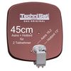 TechniSat DigiDish 45 Sat-Antenne Twin / Astra + Hotbird / ziegelrot