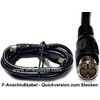 Sat-Anschlu�-Kabel F-ST./QUICK 1,5m schwarz