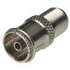 F-Adapter F-Kupplung Koax-Kupplung 9,5 mm