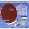 Fuba Sat Anlage f�r  8 Teilnehmer FU85R508-110 ziegelrot