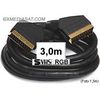 High Quallity SCARTKABEL Home Cinema Line L�nge:  3m  schwarz