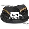 High Quallity SCARTKABEL Home Cinema Line L�nge:  5m  schwarz
