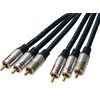 all4u - RGB YUV Cinch Kabel Professional Serie 3x Cinchstecker / 3x Cinchstecker L�nge:  5m