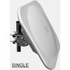 Megasat 44cm Flachantenne mit MTI Single LNB