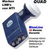 MTI SUPREME LINE UNIVERSAL QUAD LNB 0,2 dB AK54-XT2BL