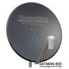 Sat Antenne Technisat SATMAN 850 plus 85cm ALU - schiefergrau, RAL 7016