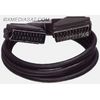 Scart-Anschlu�kabel 1,5m 21pol. belegt (Standard) L�nge:  1,5m  schwarz