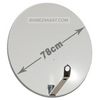 Sat Antenne Triax 78cm Stahl verzinkt - hellgrau
