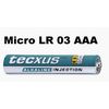 Tecxus Batterie Micro LR03 AAA Alkaline Injection