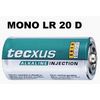 Tecxus Batterie Mono LR20 Alkaline Injection