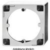 Aufputzrahmen f�r Antennendose weiss