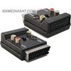 Scart-Adapter mit Scartbuchse (umschaltbar) 
