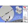 1 Teilnehmer Digital Set ASTRA / HOTBIRD XT78HISB hellgrau
