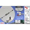 8 Teilnehmer Digital-Set XT9058H ALU hellgrau