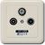 Sat-Antennendose ClassA 3-fach elfenbein