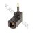 Toslink Adapter  Kupplung > 3,5mm Toslink-Winkel-Stecker schwarz