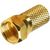 F-Stecker 7.5mm GOLD!