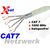 PIMF Netzwerkkabel 1000 MHz, CAT7, halogenfrei, 8-adrig, Volldraht, beige (Meterware)