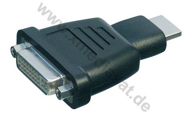 HDMI Adapter (HDMI 19pin M/DVI-D 24+1pin F)-/bilder/big/a323.jpg