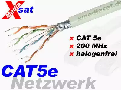 1111120 Meter - Transmedia TK17-100L-M Netzwerkkabel / Verlegekabel 200 MHz CAT5e halogenfrei Meterware