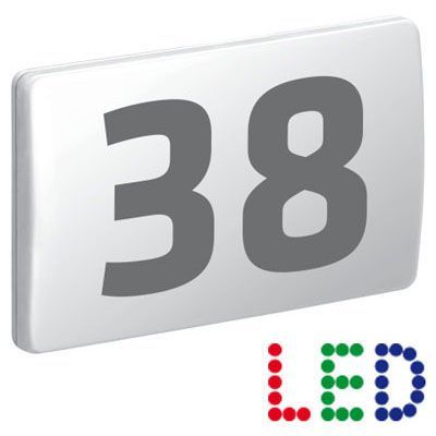 Luxna Lighting Decken- und Wandanbauleuchte LED Hausnummer Leuchte 2 W-/bilder/big/1013-0014.jpg
