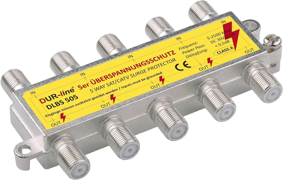 DUR-line DLBS505 Sat-Überspannungsschutz 5 Fach - Blitzschutz --/bilder/big/10751_2.jpg