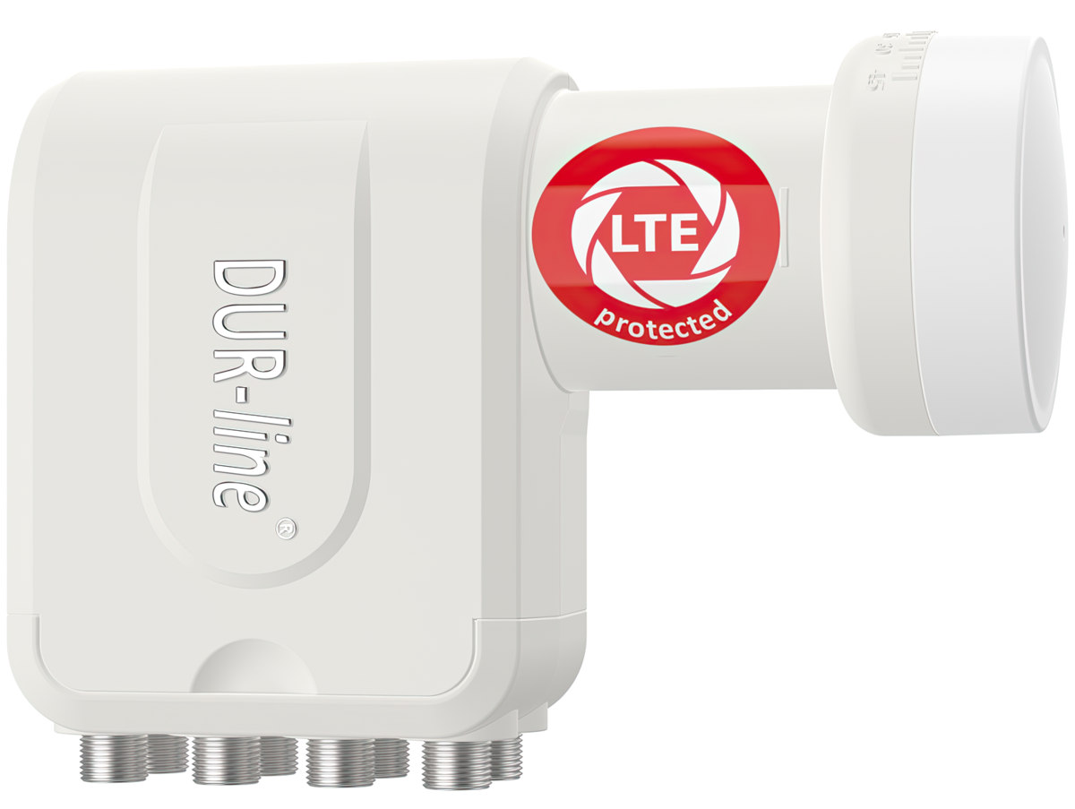 Octo LNB - DUR-line +Ultra 3D & 4K ready für 8 Teilnehmer weiß 