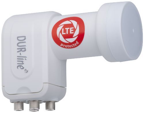 Quattro LNB - DUR-line +Ultra 11098 3D & 4K ready für Multischalterbetrieb weiß