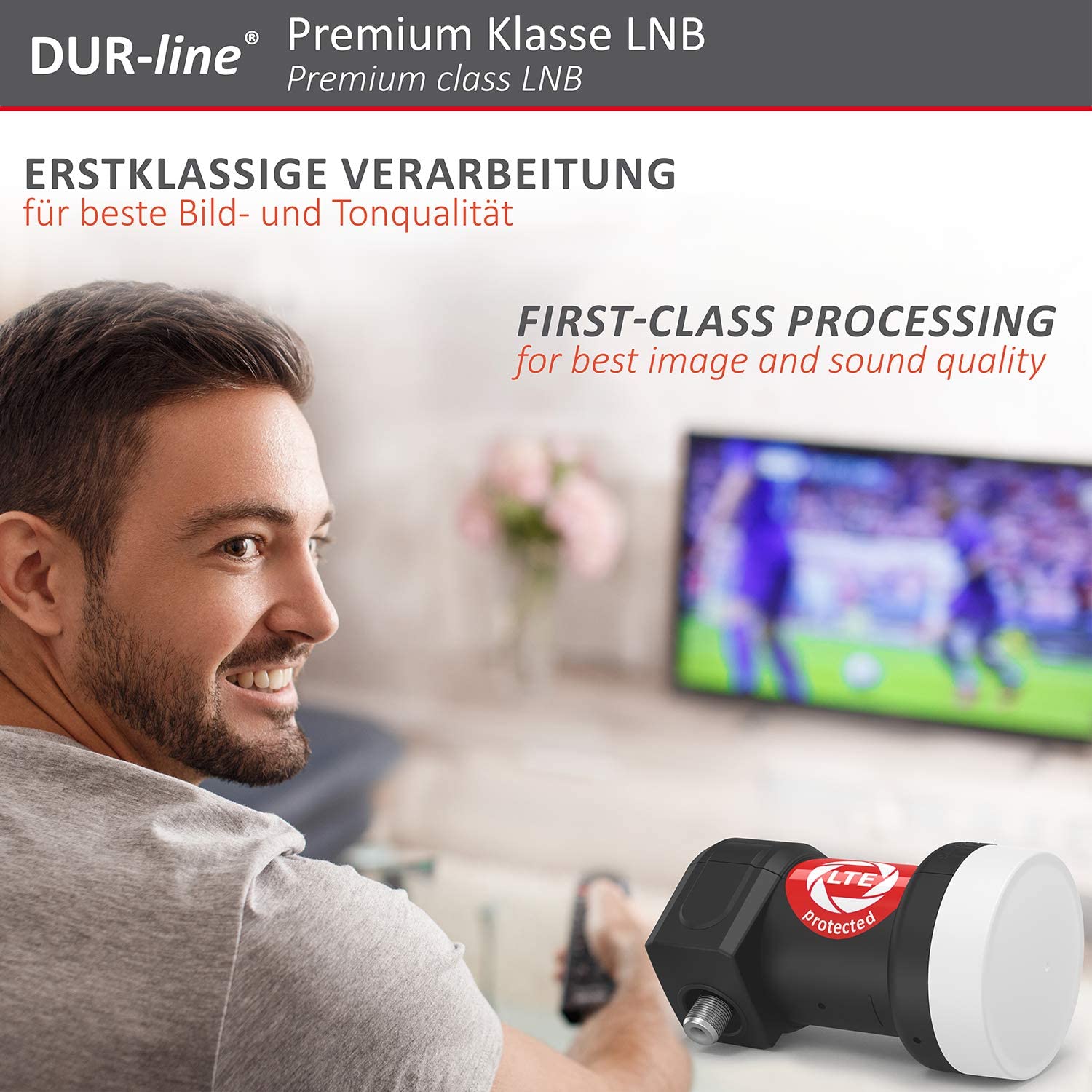 DUR-line 1 Teilnehmer Set 60 cm Digitale Komplett-Sat-Anlage 12172 -/bilder/big/12172_8.jpg