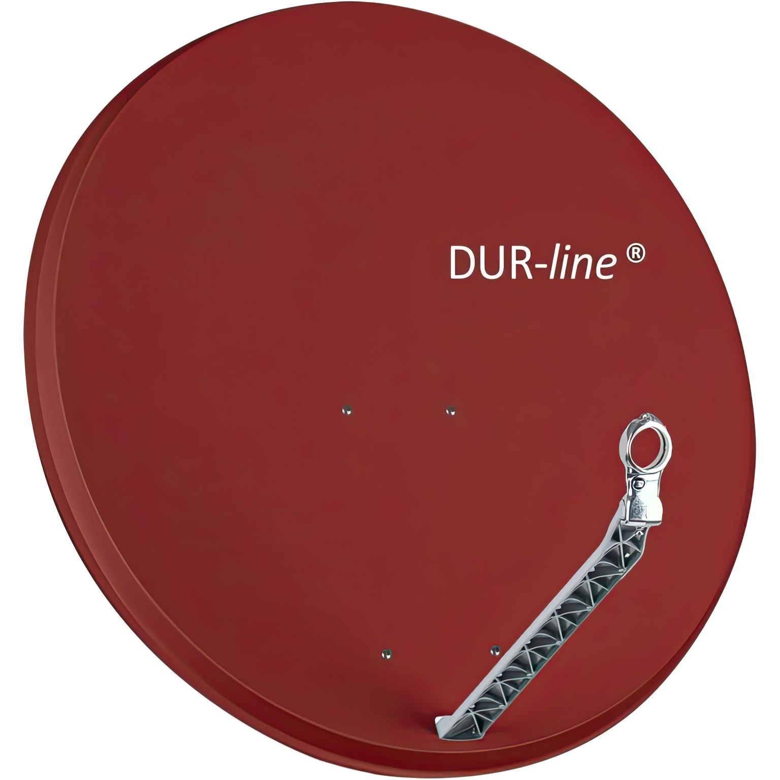 90cm Satellitenschüssel - DUR-line Select 85/90 R Ø: 90 cm Test 01.2017: sehr gut ziegelrot (RAL 8012) Spiegel Feedarm und Rückenteil aus ALU