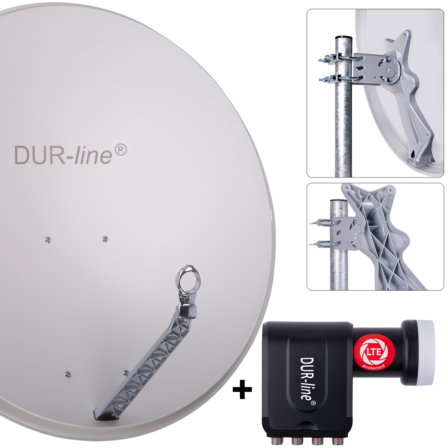 DUR-line 8 Teilnehmer Set 90 cm - Qualitäts-Sat-Komplettanlage 12322-/bilder/big/12322_1.jpg