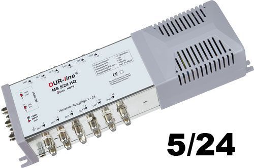 Multischalter 5/24 - DUR-line MS 5/24 HQ für 24 Teilnehmer 