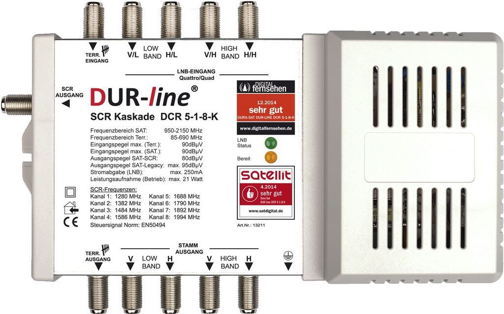 DUR-line DCR 5-1-8-K Unicable Einkabel Multischalter Kaskade für-/bilder/big/13211_2.jpg