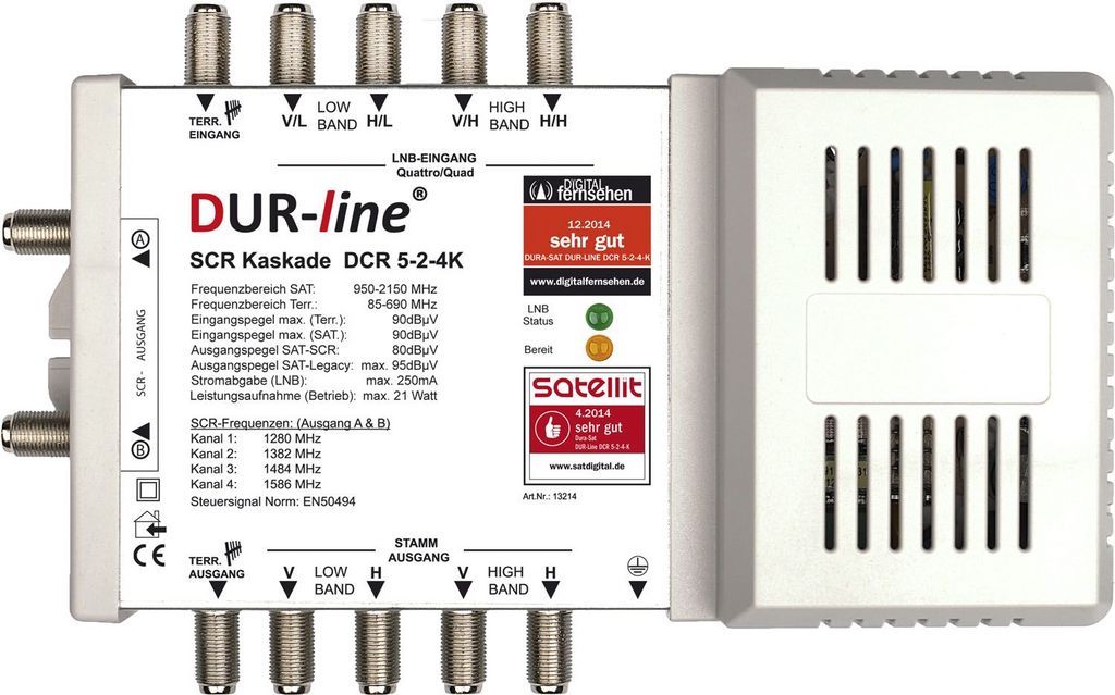 DUR-line DCR 5-2-4-K Unicable Einkabel Multischalter Kaskade für-/bilder/big/13214_2.jpg